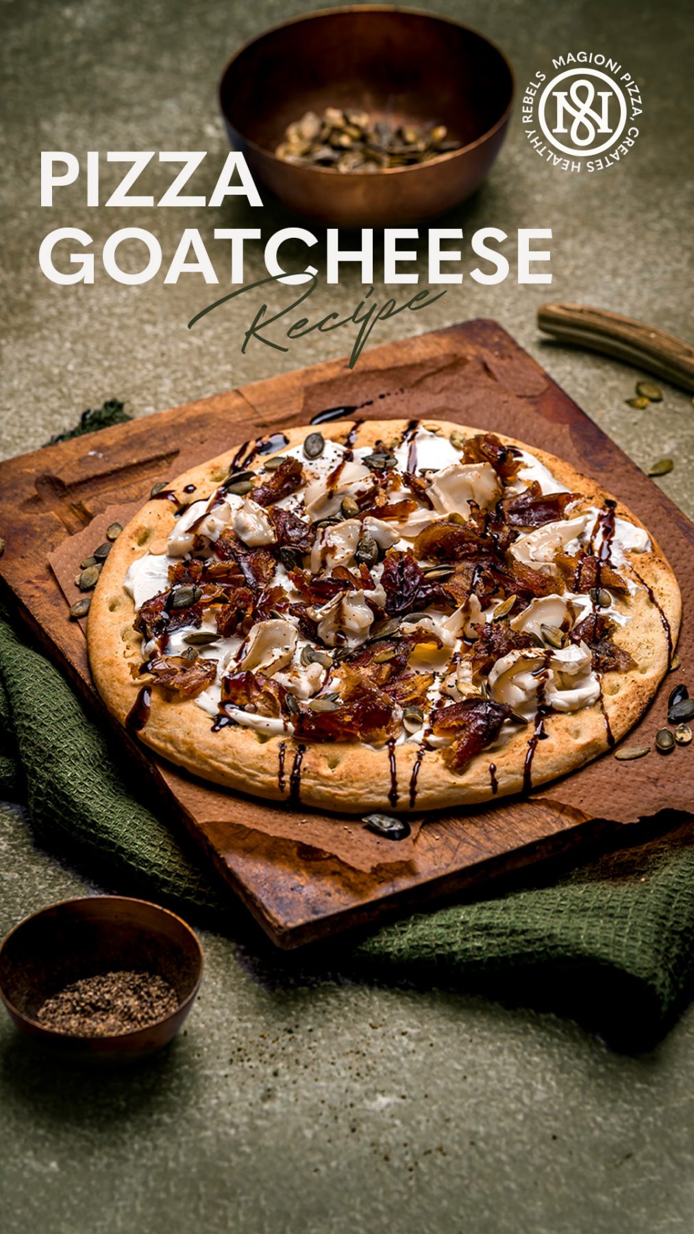 pizza goatcheese